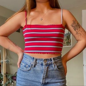 URBAN OUTFITTERS STRIPPED BABY TANK